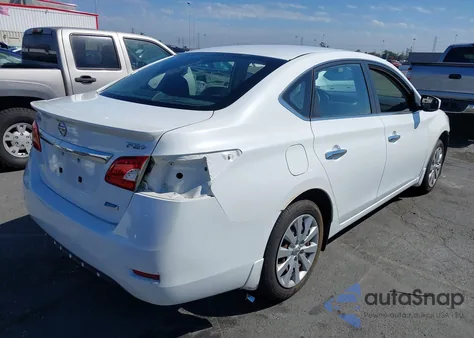 2014 Nissan Sentra Fe+ S из США, поврежденный, VIN 3N1AB7AP0EY317487